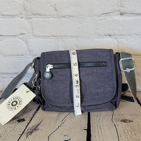 Kipling Sabian Crossbody Mini Bag, Night Grey, Handbag - Picture 6 of 8